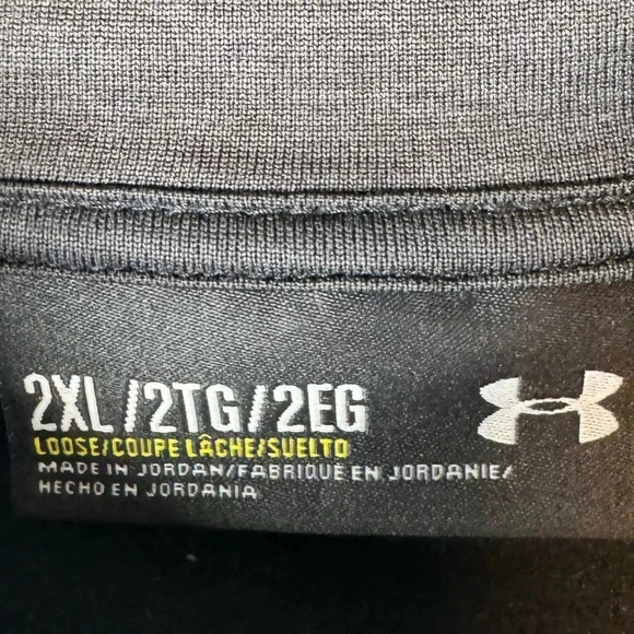Under ARMOUR Men’s Black Quarter Zip Shirt 2XL‎ Loose Fit - Picture 2 of 5
